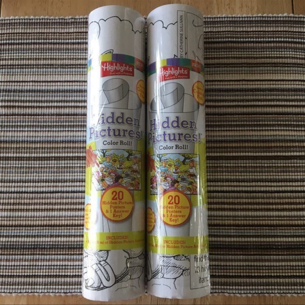 2 Highlights Hidden Pictures Color Rolls